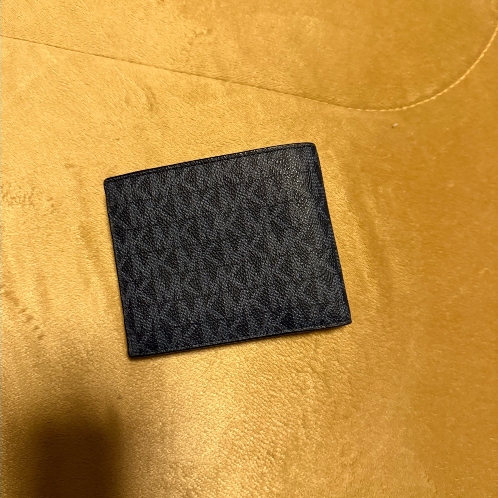 KORS Michael Kors Black Patterned Card Holder